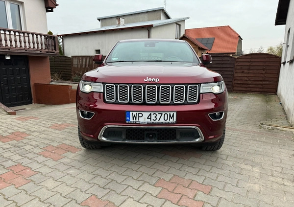 Jeep Grand Cherokee cena 149900 przebieg: 107100, rok produkcji 2018 z Włocławek małe 667